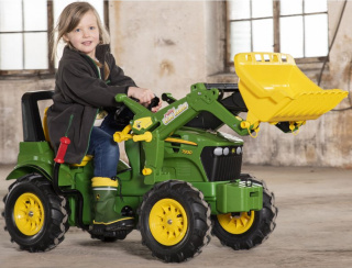 ZABAWKA JOHN DEERE Traktor na pedały z łyżką