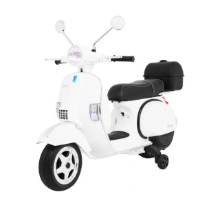 Skuter Vespa elektryczny dla dzieci biały