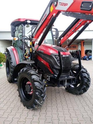 Ciągnik rolniczy Solis S75 z ładowaczem 1300 kg + otwierana łyżka