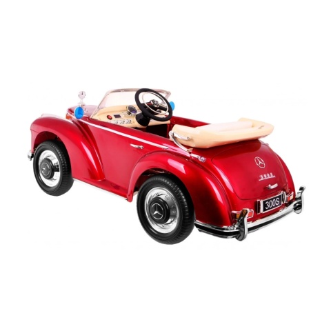 Mercedes Benz 300S Retro dla dzieci Czerwony