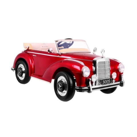 Mercedes Benz 300S Retro dla dzieci Czerwony