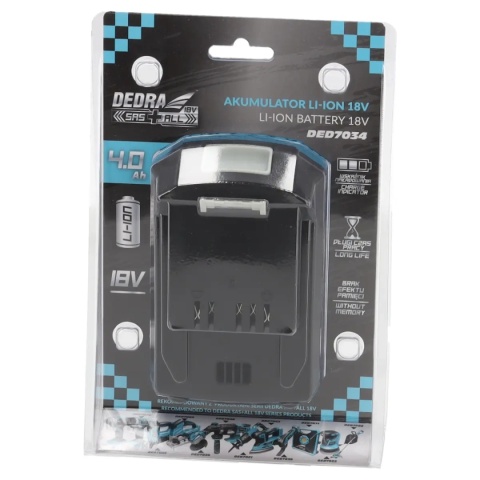 Akumulator Dedra 4,0 Ah 18V Akumulator Dedra 4,0 Ah 18V