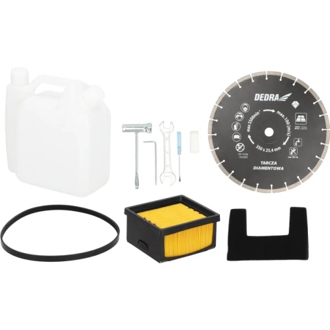 Przecinarka spalinowa do betonu, asfaltu, metalu 350mm DEDRA 3,5kW