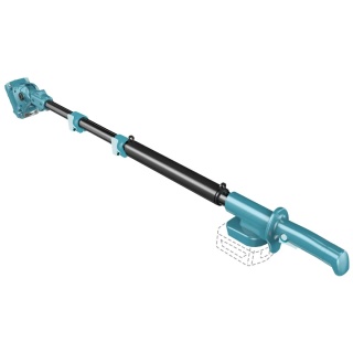 Wysięgnik teleskopowy, wysięgnik aluminowy, DEDRA, wysięgnik do piły i sekatora, długość 2,7m