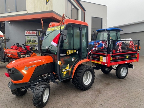Ciągnik Prokmar T25 - 25 KM + Przyczepka Metal Fach - ZESTAW ŚWIĄTECZNY