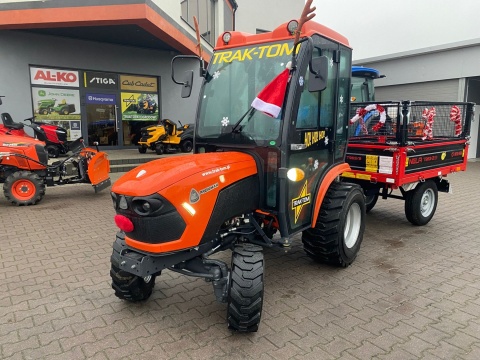 Ciągnik Prokmar T25 - 25 KM + Przyczepka Metal Fach - ZESTAW ŚWIĄTECZNY