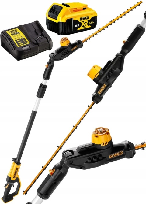 DEWALT akumulatorowe nożyce do żywopłotu 18V XR, 55 cm DCMPH566P1-QW
