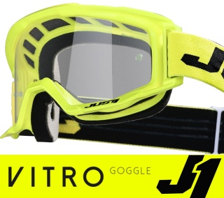 Gogle motocyklowe Just1 VITRO ŻÓŁTO CZARNE