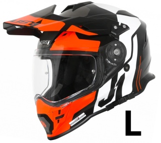 Kask JUST1 J34 PRO TOUR ORANGE BLACK L