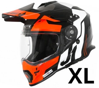Kask JUST1 J34 PRO TOUR ORANGE BLACK XL