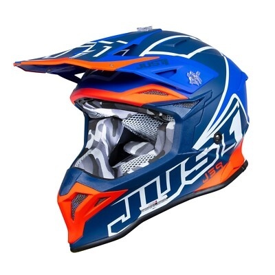 Kask JUST1 J39 THRUSTER BLUE ORANGE WHITE MATT M