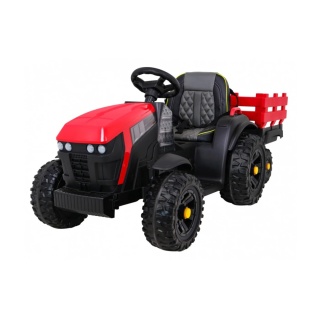 Traktor Titanium Z Przyczepą Czerwony