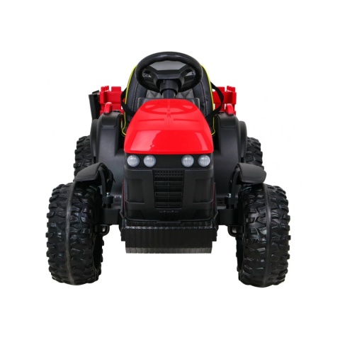 Traktor Titanium Z Przyczepą Czerwony