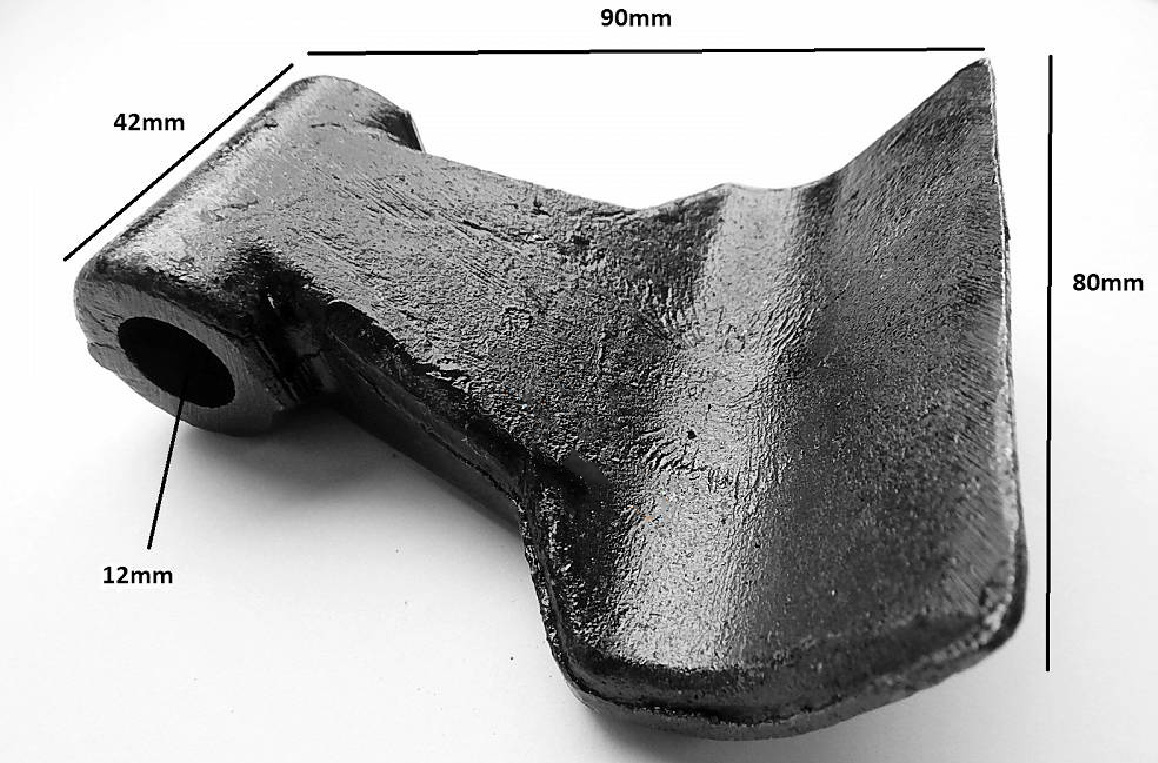 Młotek do kosiarki bijakowej fi 12mm - 400 g Młotek do kosiarki bijakowej fi 12mm - 400 g