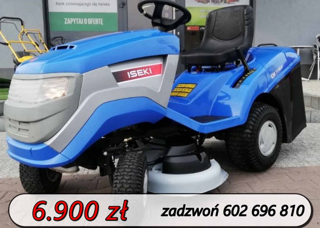 Traktorek ogrodowy Kosiarka samojezdna 14 KM 92 cm 200 L Iseki CM7114H