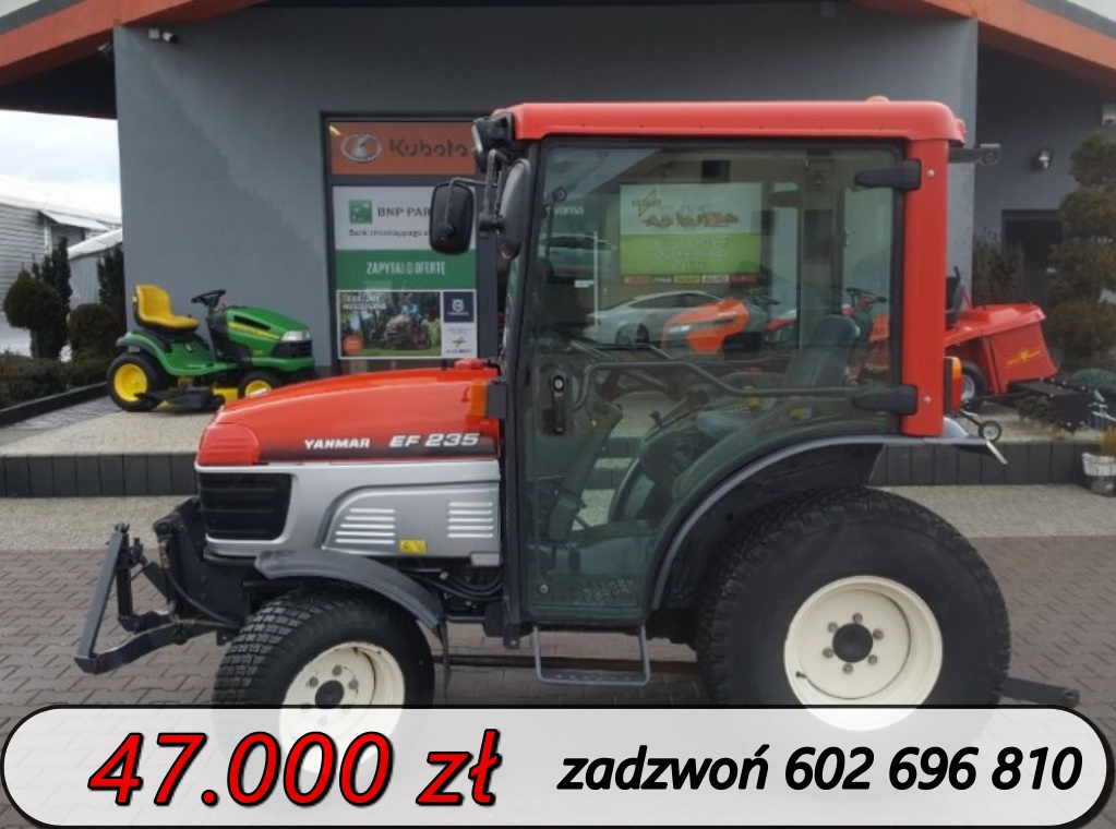 Traktor wielofunkcyjny nośnik narzędzi YANMAR EF235 diesel 4x4 35KM