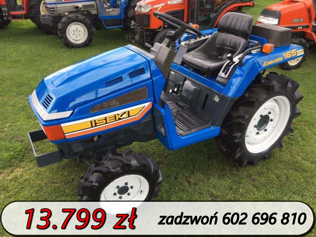 Mini traktorek Iseki Landhope TU 165, ogród, sad, napęd 4x4, 16.5 KM