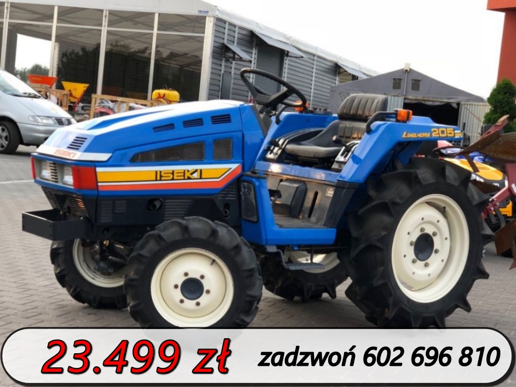 ISEKI Landhope TU 205 traktor ogrodowy AWD ze wspomaganiem moc 20,5 KM