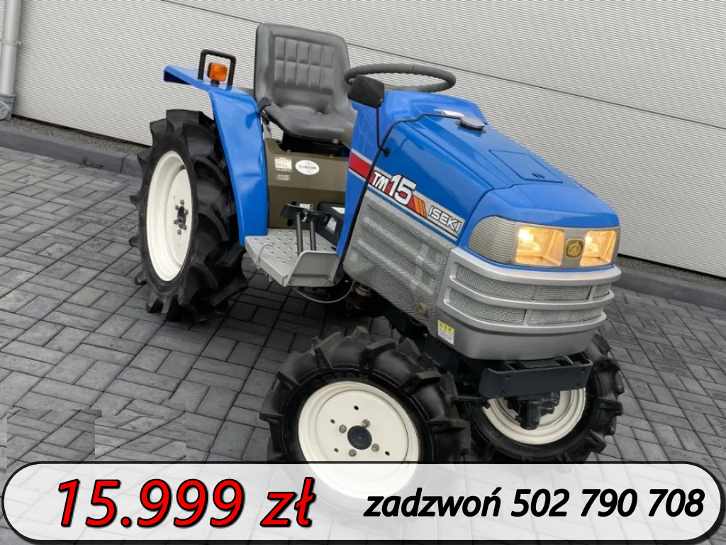 Mini traktorek komunalny ogrodniczy Iseki TM15, 4x4 gwarancja