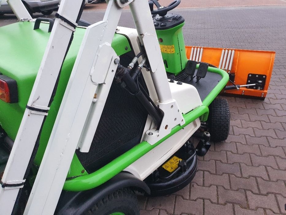 Kosiarka komunalna Etesia H124DX 4x4 + pług hydrauliczny + kosa 124 cm Radomsko - image 1