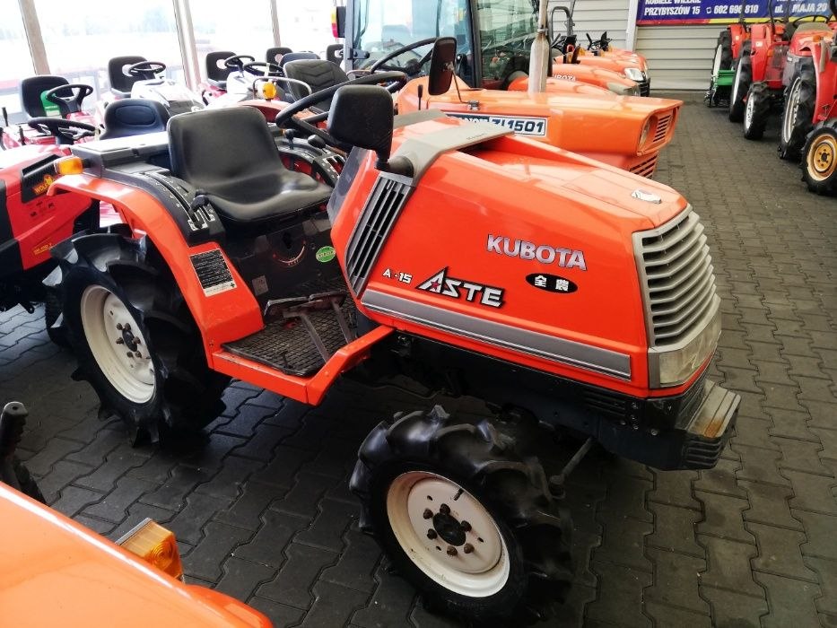 Traktor japoński KUBOTA Aste A15 15KM diesel 3 cylindry z gwarancją Radomsko - image 1
