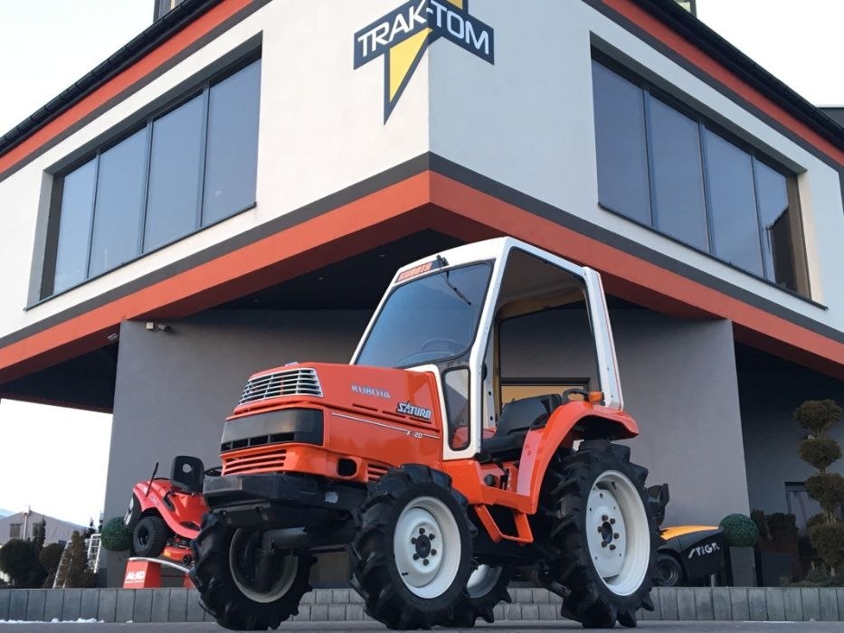 MiniTraktorek sadowniczy KUBOTA SATURN X-20 Kabina 4x4 20 KM wspomag. Radomsko - image 1