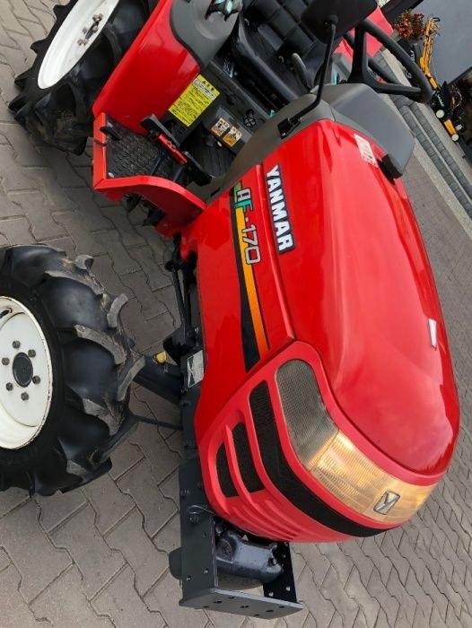YANMAR AF170 minitraktorek ogrodniczy 4x4 16KM REWERS super stan ROPS Radomsko - image 1