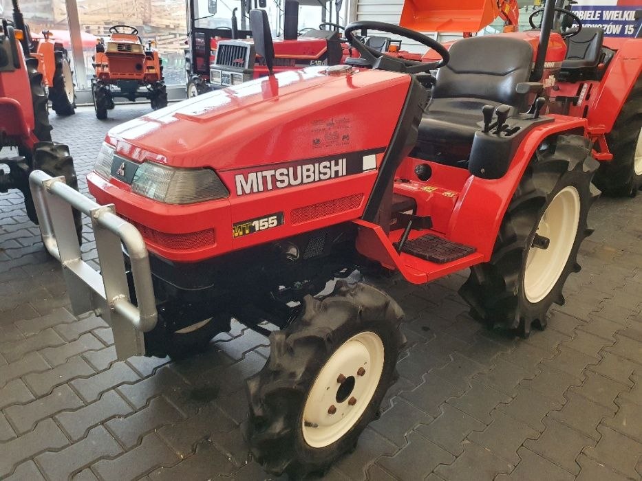 Traktorek japoński do przyczepy z wywrotem Mitsubishi MT155 15KM 4x4 Radomsko - image 1