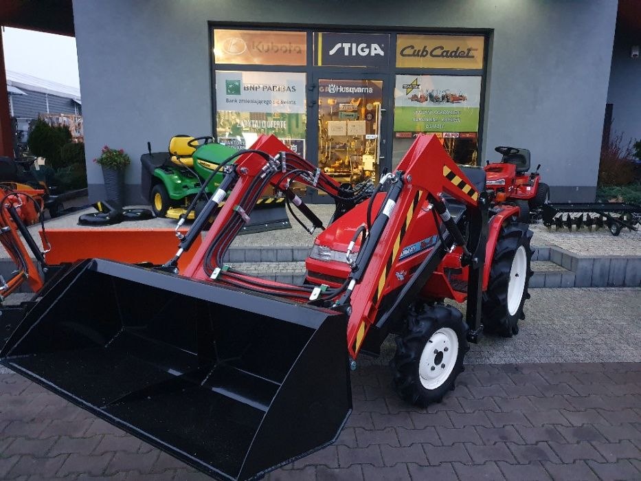 Minitraktorek YANMAR Ke-4D z ładowaczem 300kg 14.5 KM 4WD idealny stan Radomsko - image 1