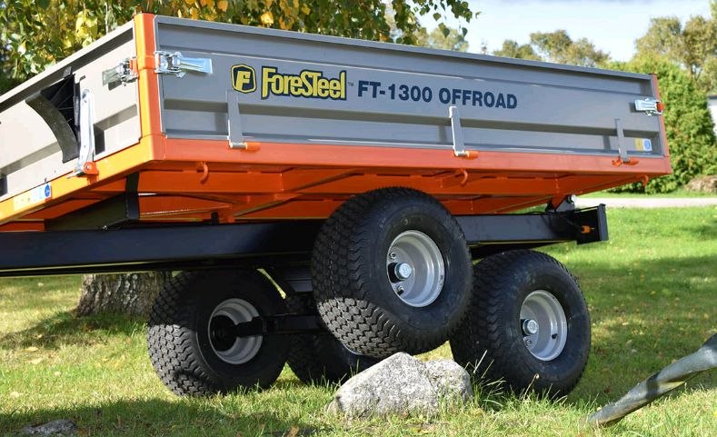FORESTEEL Przyczepka FT-1300 OFFROAD, PROMOCJA!!! nadstawki, kiper!! Poczesna - image 1