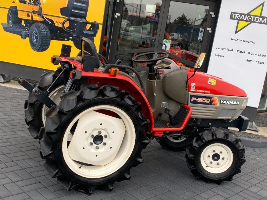 Mini traktorek YANMAR F200D stan perfekcyjny, 20KM, 4x4, gwarancja Poczesna - image 1